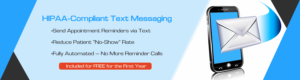 Texting appointment reminders for your chiropractic software